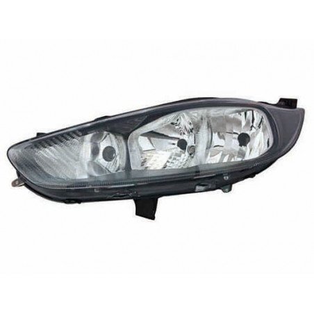 Phare avant gauche H7/H15 fond noir Ford Fiesta MK6 phase 2 2012-2017