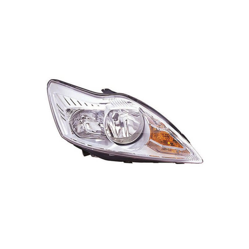 Phare avant droit chromé H1/H7 Ford Focus 2 phase 2 2008-2010