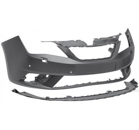 Pare-choc avant à peindre avec trous radars et lave-phares Seat Ibiza 4 6J5, 6P1 phase 3 2015-2017