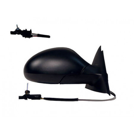 Rétroviseur manuel droit noir Seat Ibiza 3 6L1 2002-2008