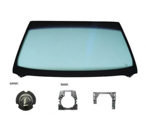 Pare-brise avant teinté vert acoustique pour capteur pluie et lumière Peugeot Traveller depuis 2016