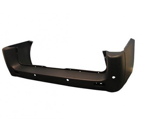 Pare-choc arrière noir avec trous radars chassis long Peugeot Expert 2006-2016