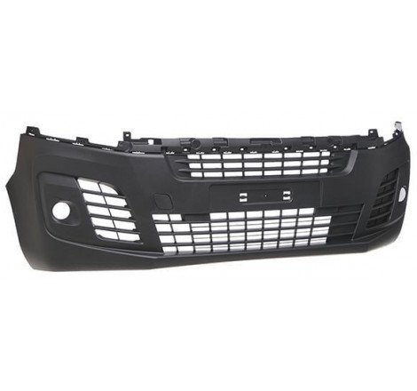 Pare-choc avant noir avec trous pour anti-brouillards Peugeot Traveller depuis 2016
