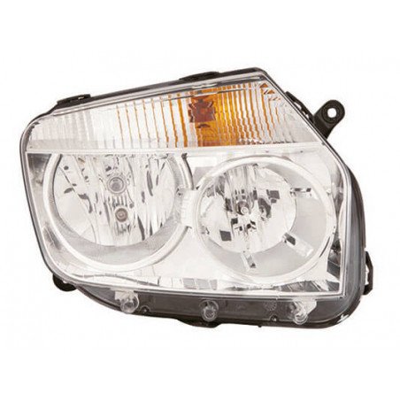 Phare avant droit fond chomé H1/H7 Dacia Duster 2010-2013