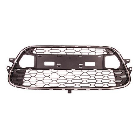 Grille de pare-choc avant centrale avec moulure chromée Sport Citroen C3 2 phase 1 2009-2013