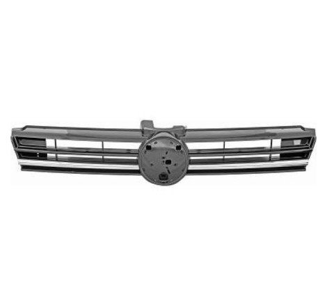 Grille de calandre avant noire avec moulure chromée Volkswagen Golf 7 phase 2 2017-2020