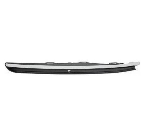 Moulure de pare-choc avant gauche noire et chromée Volkswagen Golf 7 phase 2 2017-2020