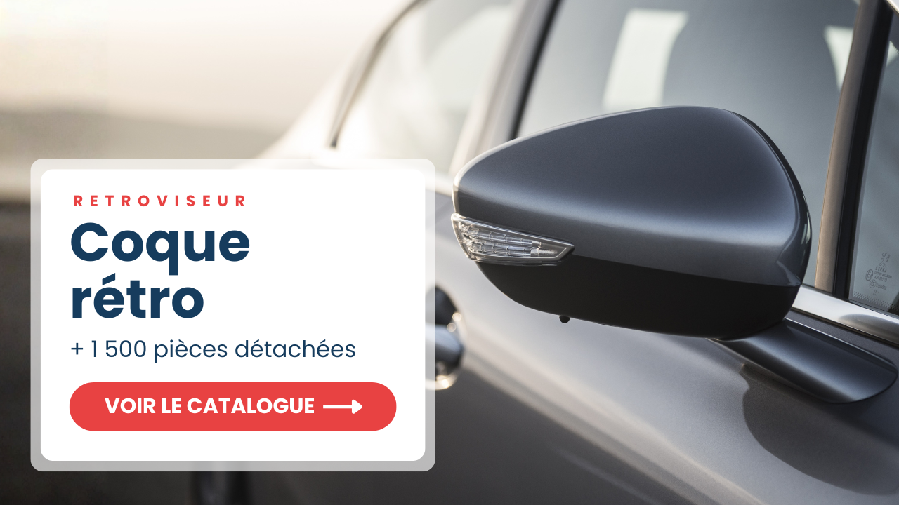 Coque de rétroviseur extérieur de remplacement pour automobile, disponible en plusieurs couleurs